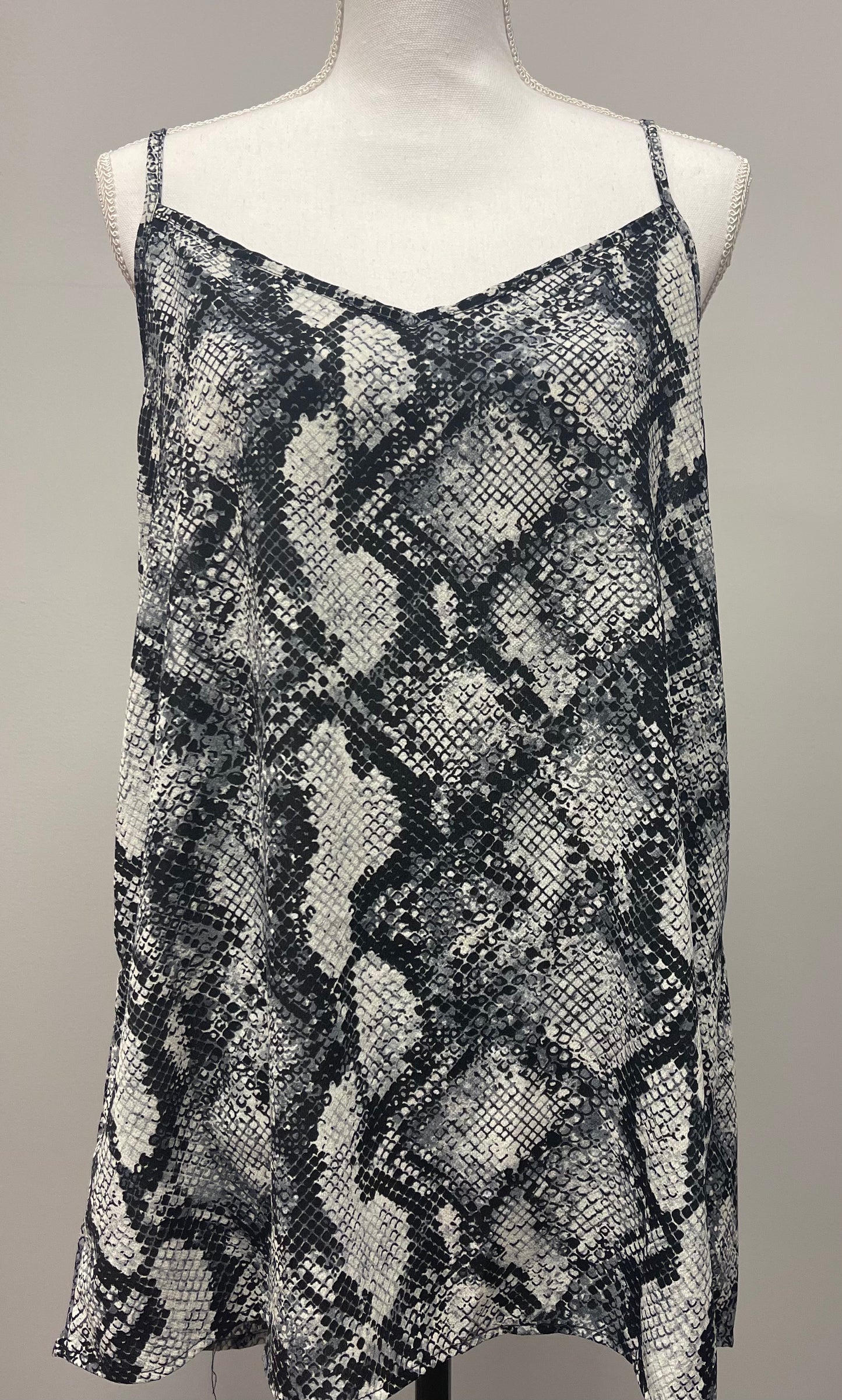Snake Skin Spaghetti Strap Tank