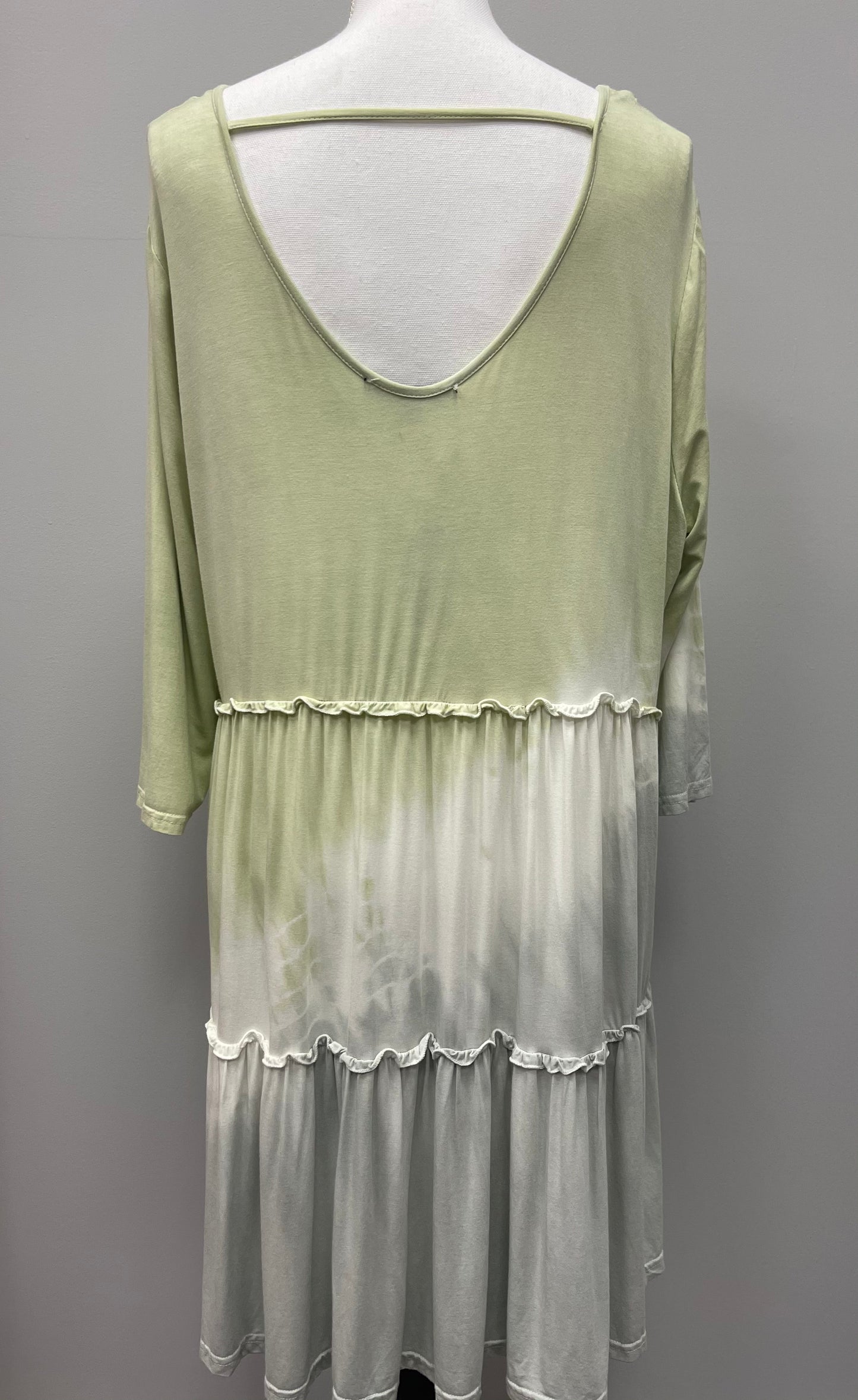 Tie-Dye Open Back Dress