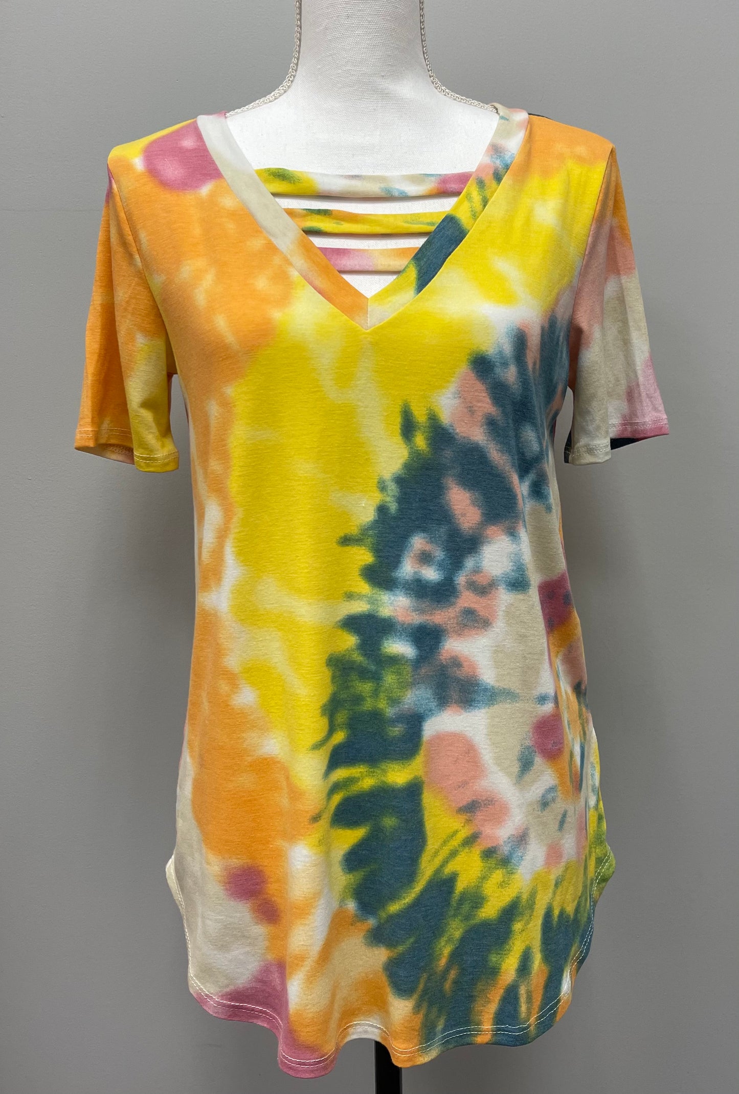 Tie-Dye Strap Tee