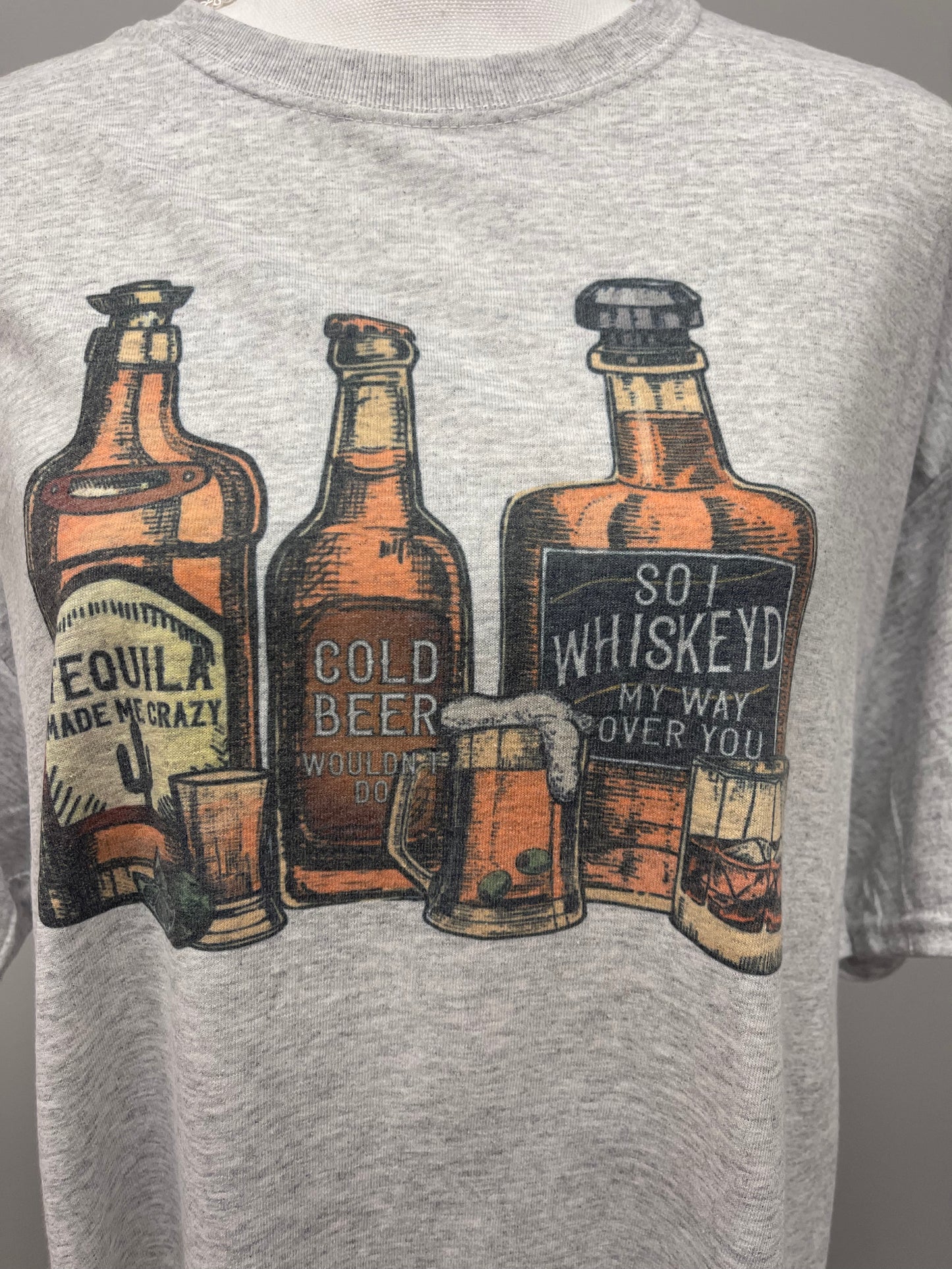 Whiskeyd My Way Over You Tee