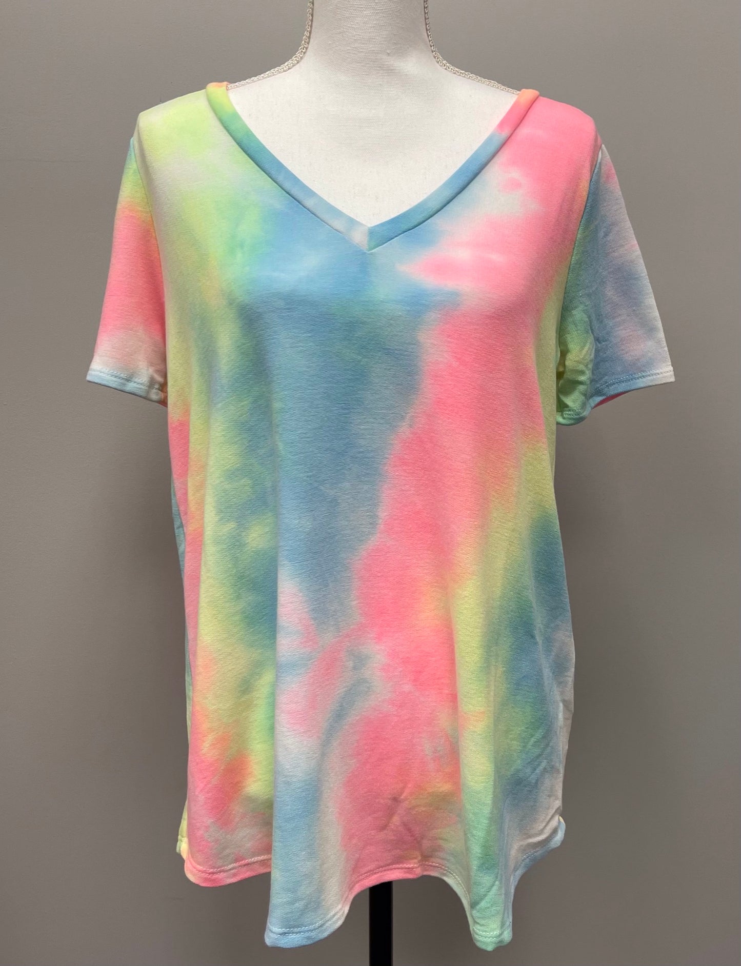 Tie-Dye V-Neck Tee