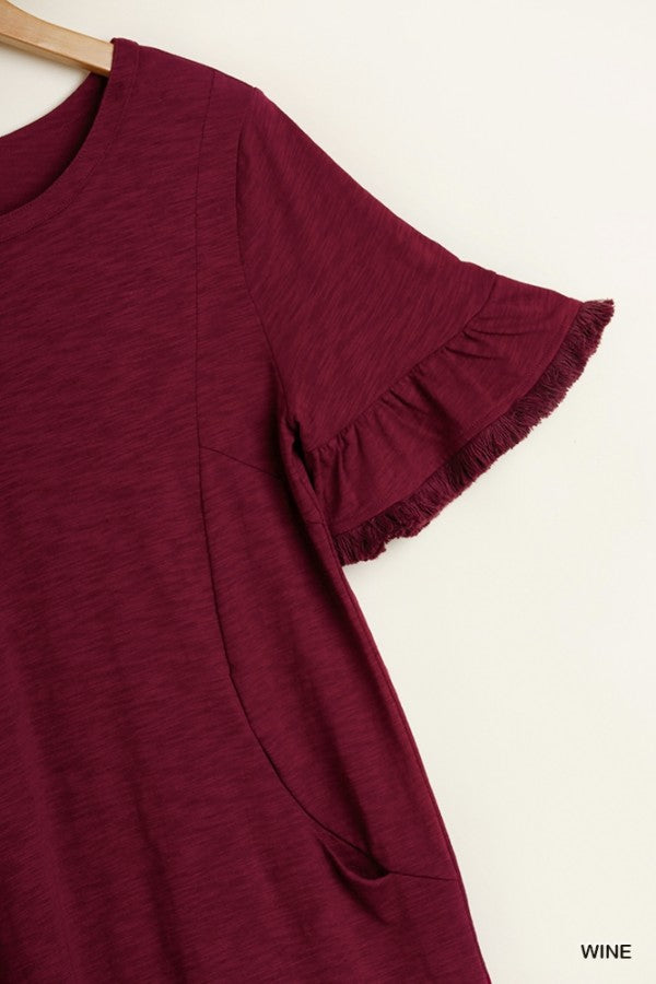 "Hailey" Flare Sleeve Dress