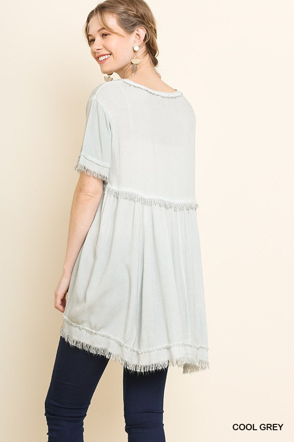 "Elizabeth" Short Sleeve Top