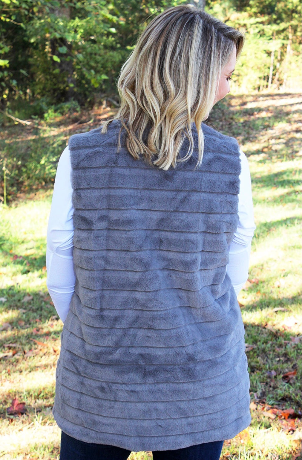 Gray vest