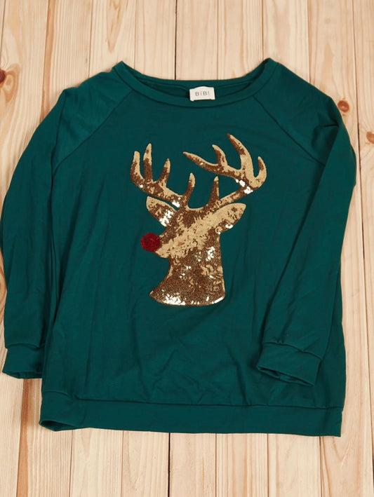 Sequins reindeer