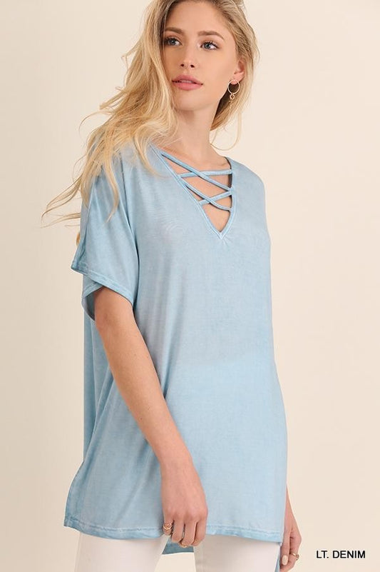 "Kaylee" Criss Cross Shirt